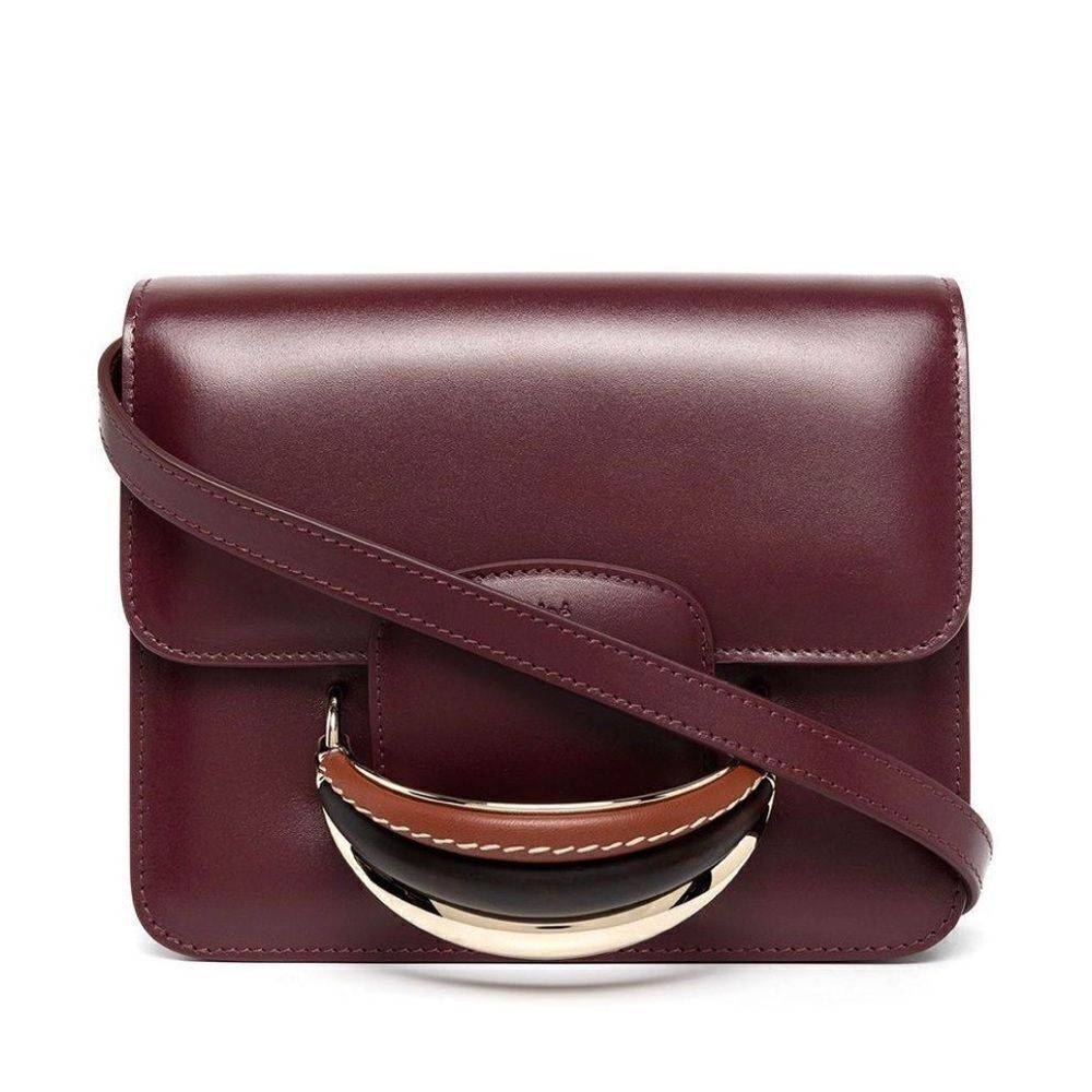 Chloe Kattie Crossbody Bag Burgundy